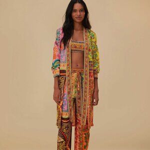 Multicolor Mixed Scarves Lenzing™ Ecovero™ Viscose Chemise
